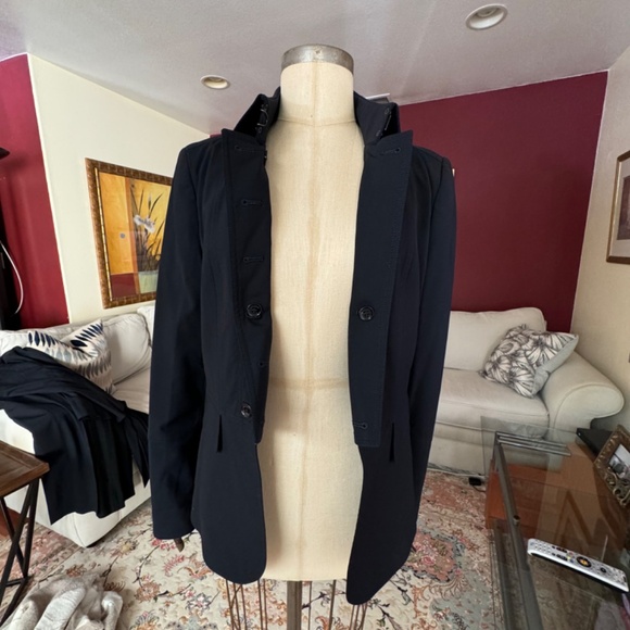 Women's Burberry london  Military Jacket with matching Pant size 4 Dark Navy - Picture 2 of 11